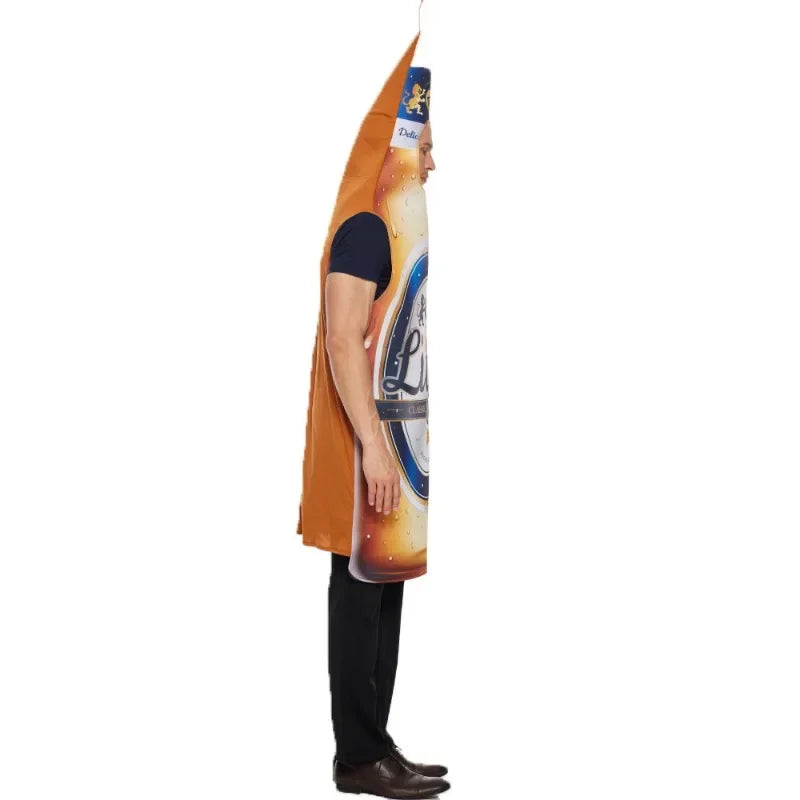 Oktoberfest Party COS Halloween Beer Costume Funny Adult Beer Costume Unisex