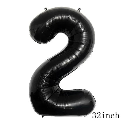 1set How Train Dragon Balloons No Teeth Toothlessing Green Eye Black Loong Party Decoration Happy Birthday Banner Cake Topper