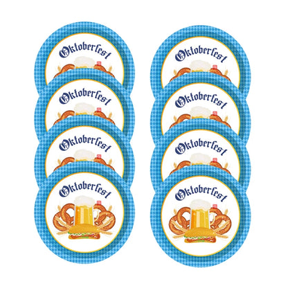 Oktoberfest Theme Party Carnival Decor Disposable Tableware Paper Plates Cup Balloons Fireworks Gun Toys Birthday Party Supplies