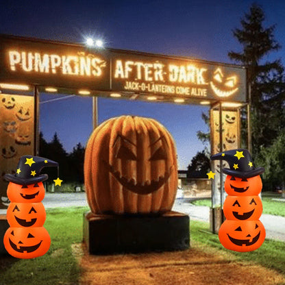 Halloween Ghost Inflatable Model Windproof Stacked Inflatable Pumpkins Horror Festival Theme Indoor Outdoor Garden Decorations