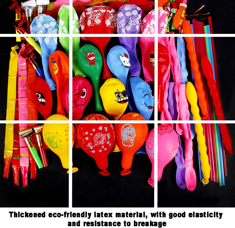 50/100pcs 3D Cartoon Balloons Special-Shape Birthday Party Decoration Helium Inflatable Balloons Animal Duck Rabbit Balloon