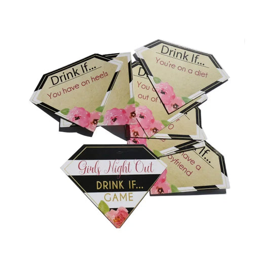 Bachelorette Party Drink If Game Cards Wedding Engagement Bridal Shower Birthday Party Girls Night Activity Drinking Games Suppl
