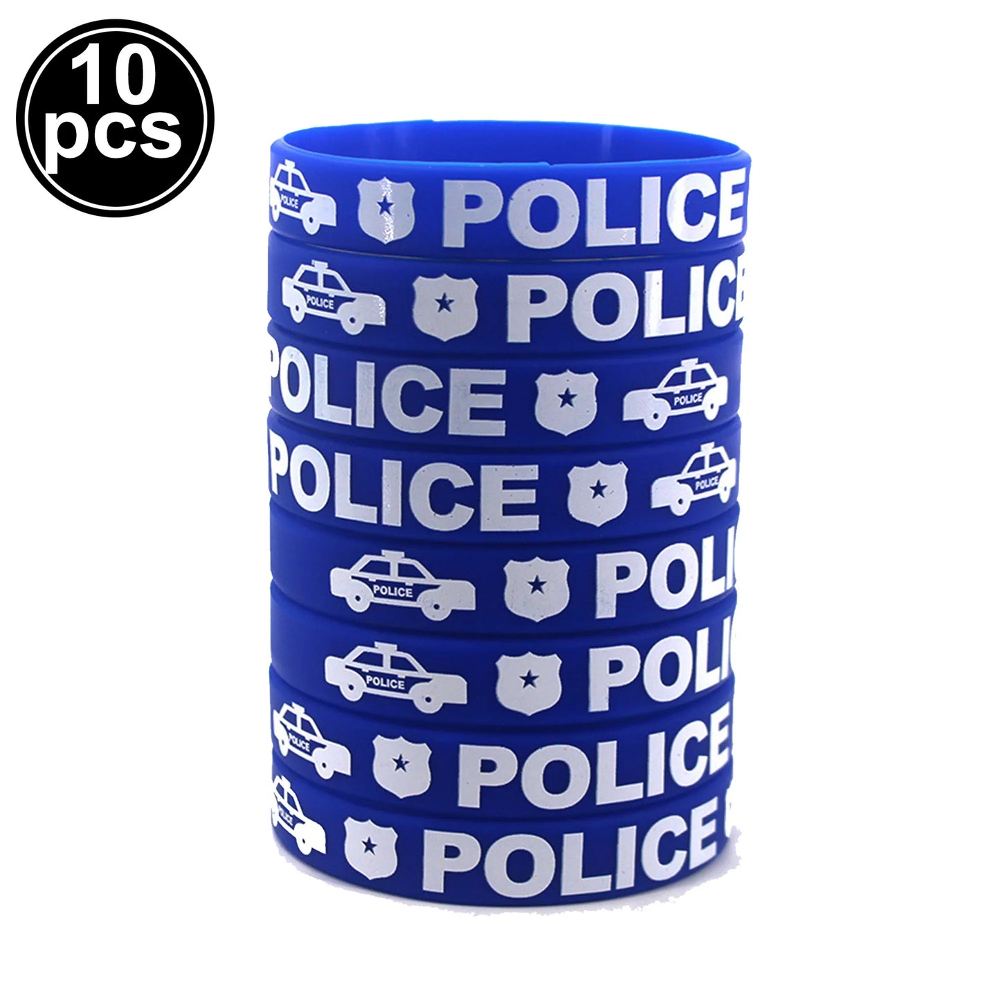 5th Birthday Police Party Blue Car Helicopter Foil Balloons for Boys Baby Shower Police Birthday Party Decoration