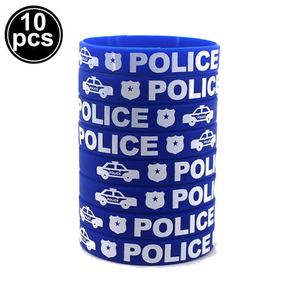 5th Birthday Police Party Blue Car Helicopter Foil Balloons for Boys Baby Shower Police Birthday Party Decoration
