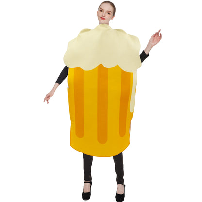 Carnival Funny Cosplay Beer Costumes Loose Stage Props Wacky Performances Clothes Men Women Suits Oktoberfest Holiday Wear