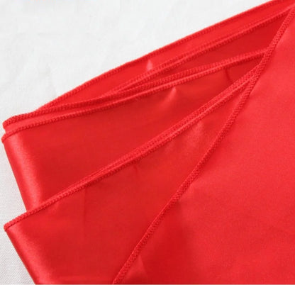 Wedding Decoration Chair Satin Sash Bow Tie Self TIe For BIrthday Party Festival Hotel Holiday Shiny Look Luxury Dining Room
