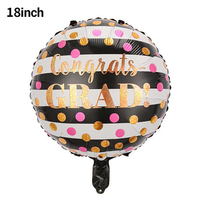 Graduation Party Balloon Owl Helium Globe Foil Balloon Congrats Grad School Celebrations 2024 Party Decorations Globos Ballons