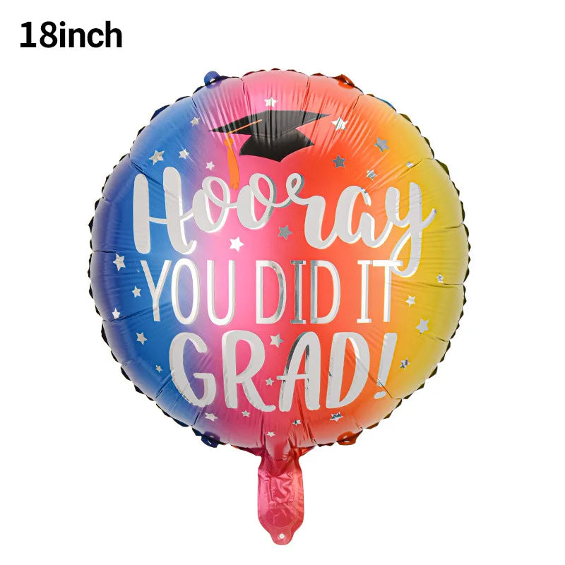 Graduation Party Balloon Owl Helium Globe Foil Balloon Congrats Grad School Celebrations 2024 Party Decorations Globos Ballons