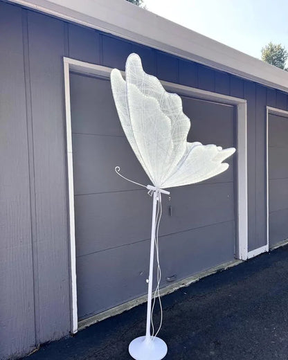 60/80/100cm Wedding Butterfly Floor lamp Creative Butterfly Ceiling Lamp Butterfly Hanging Decoration Prop for Wedding Christmas