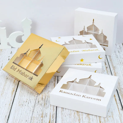 EID Mubarak Decor Candy Box Ramadan Decoration 2025 for kid Packaging Box Ramadan Kareem Islamic Muslim Party Eid Al Adha Gifts