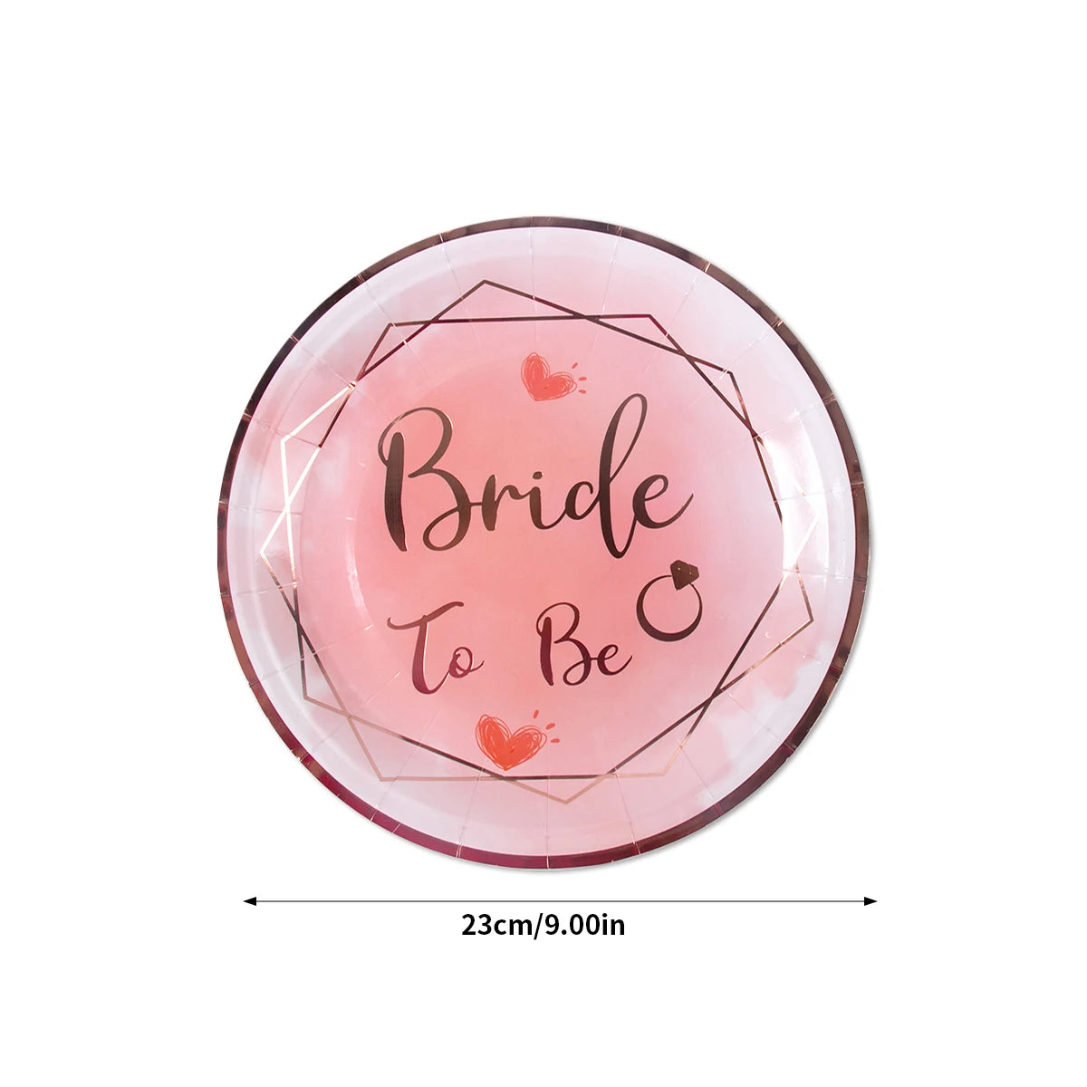 Bride to Be Disposable Tableware Set Plate Cup Napkins Decor Bachelorette Party Hen Night Bridal Shower Decorations Supplies