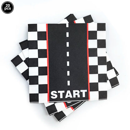 Tire Napkins Race Car Napkin Wheel Paper Napkin Car Party Decor Race Car Party Supplies for Birthday Baby Shower Birthday Party