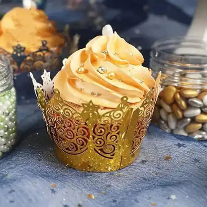 85g Golden Beads Cake Topper for Birthday Wedding Valentine's Day Party DIY Cake Decoration Not Edible for Decoration Only