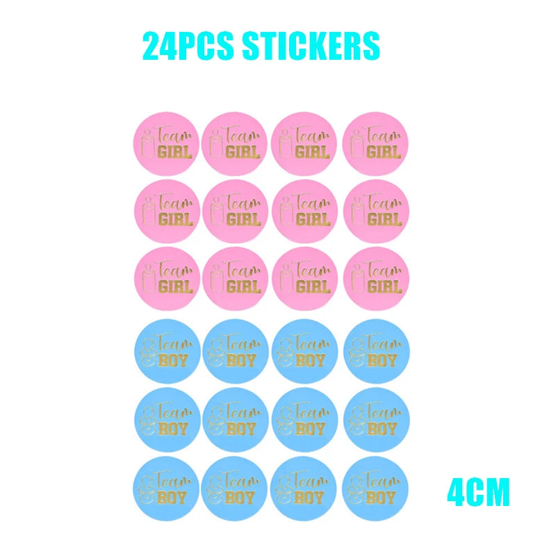 Boy Or Girl Gender Reveal Disposable Tableware Plate Cup Banner Balloons Baby Shower Gender Reveal Party Decorations