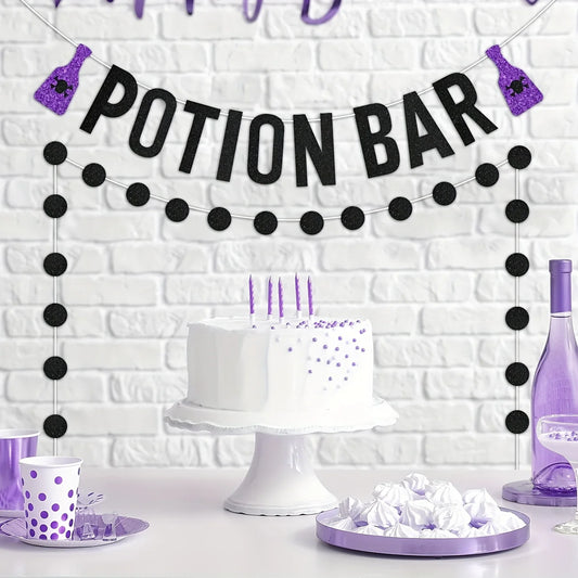 Potion Bar Banner Halloween Halloween Party Decorations for Adults Pick Your Poison Banner Hocus Pocus Halloween Decorations Hal