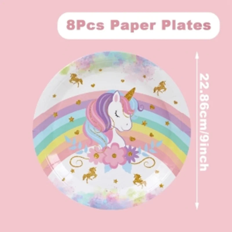 Unicorn 3D Paper Candy Boxes Gift Packing Box Unicorn Theme Party Decoration Kids Wedding Baby Shower Party Supplies Favors