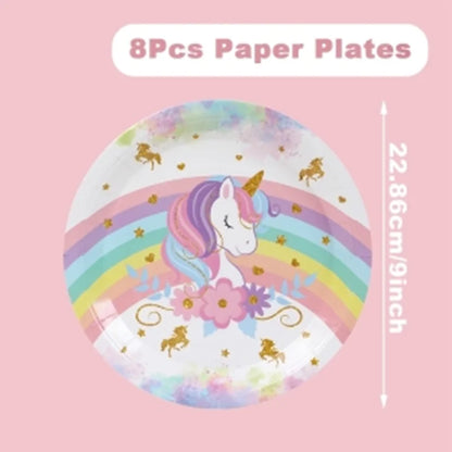 Unicorn 3D Paper Candy Boxes Gift Packing Box Unicorn Theme Party Decoration Kids Wedding Baby Shower Party Supplies Favors