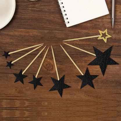 22PCS Guitar Cake Toppers Music Note Birthday Cake Toppers 1:12 Guitar Model Decor Party For Musician Party Birthday Rock Theme