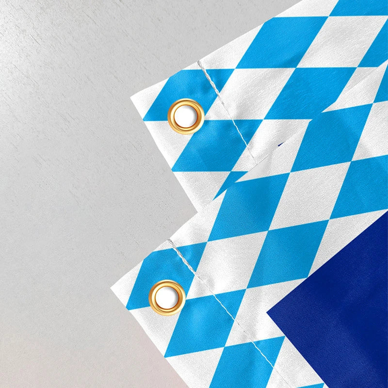 Beer Flag The Munich Oktoberfest Event Party Decorations Door Hanging Banner 1 Pair Tapestry Polyester Printed for Home Outdoor