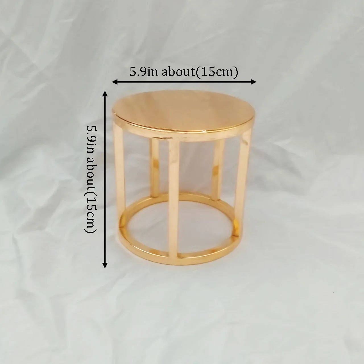 Metal Round and Square Floating Cake Stand Gold Modern Cake Stand Wedding Cake Tier Birthday Party Cupcake Display Stand