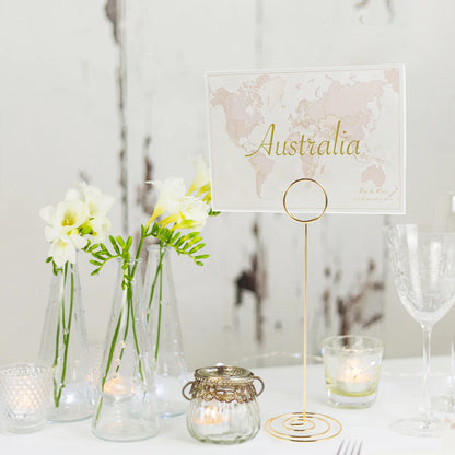 36/12pc Place Card Holder Photo Clip Stand Memo Note Holder Wedding Table Number Name Sign Metal Rack Birthday Party Desk Decor