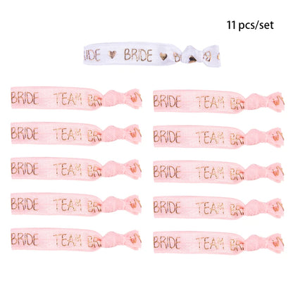Bride to Be Disposable Tableware Set Plate Cup Napkins Decor Bachelorette Party Hen Night Bridal Shower Decorations Supplies