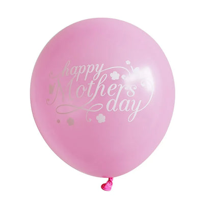 10pcs 12inch English Mother Father Foil Balloons Mother's Day Heart Shape Helium Love Globos Decor Mama Balloon Gifts Balaos