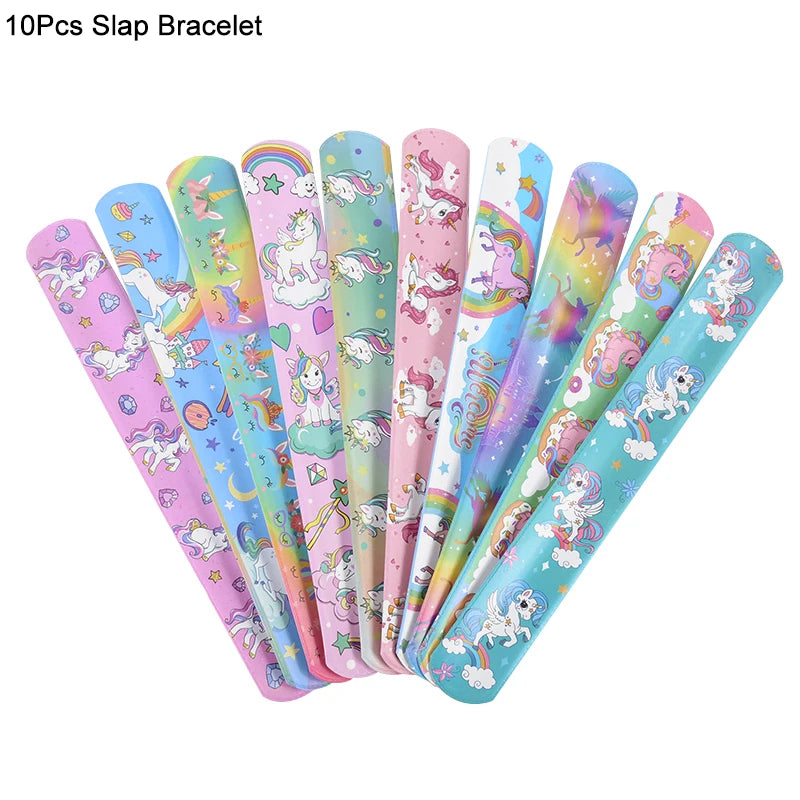 Rainbow Unicorn Party Balloons Disposable Tableware Gift Bags For Kids Girl Unicorn Birthday Party Decoration Favors Supplies