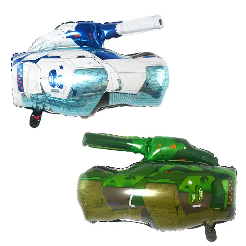 Military Party Decoration Set Camouflage Netting Tableware 4D Tank Balloon Camo Army Soldier Armored Vehicle Kids Birthday Gifts