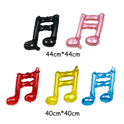 Music party disco balloon set, pop singer, 8090s hip hop disco party, birthday party, music props decoration supplies