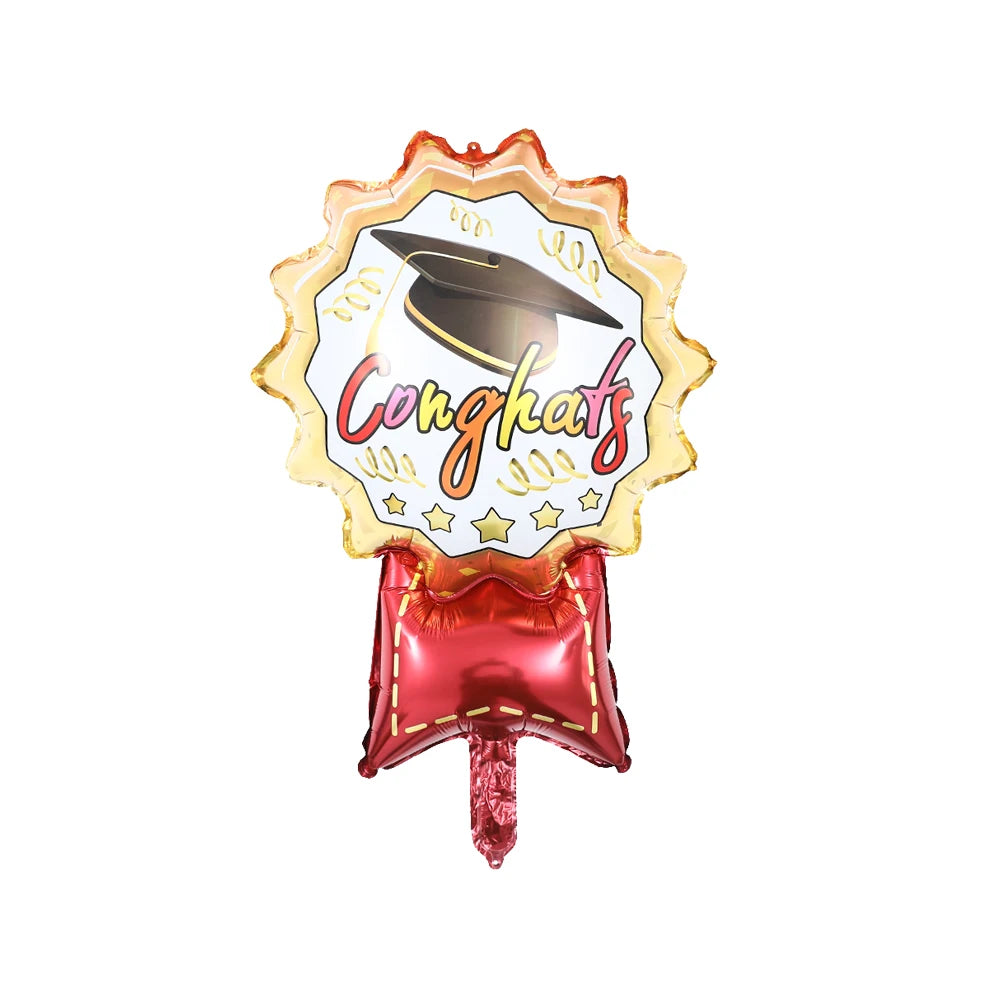 Graduation  Gold Silver Black Balloon Congratulation Graduation High School Graduation Party Decoration Supplies