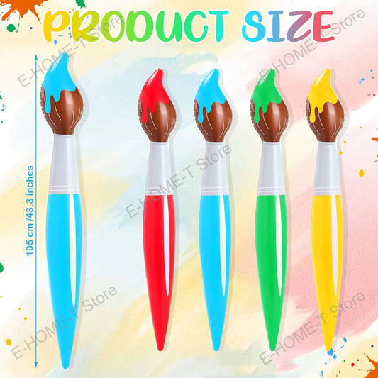 Giant Inflatable Paint Brush Balloon Large Blow up Art Paint Brushes for Back to School Graduation Party Decoration Classroom