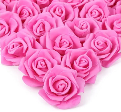 10/20/50Pcs Artificial Foam Rose Flowers PE Fake Flower for Home Room Dceor Wedding Party Halloween Thanksgiving Christmas Decor