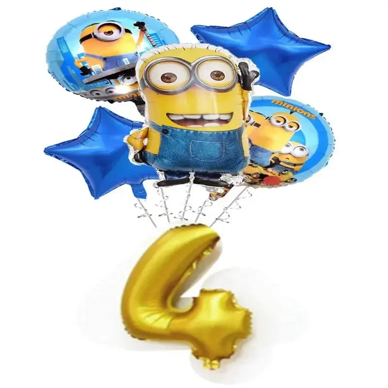 Birthday Party Disposable Tableware Plates Cups Napkins Tablecloths Balloons Decorate Party Supplies