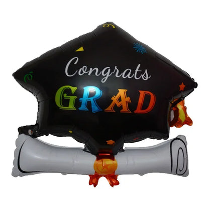Graduation Party Balloon Owl Helium Globe Foil Balloon Congrats Grad School Celebrations 2024 Party Decorations Globos Ballons