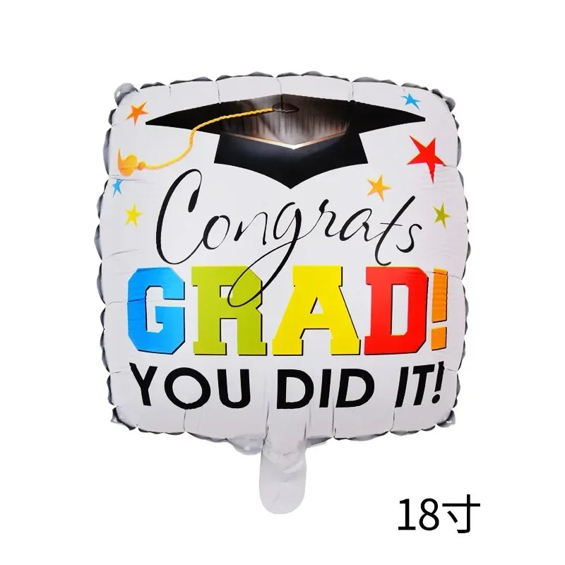 Graduation Party Balloon Owl Helium Globe Foil Balloon Congrats Grad School Celebrations 2024 Party Decorations Globos Ballons