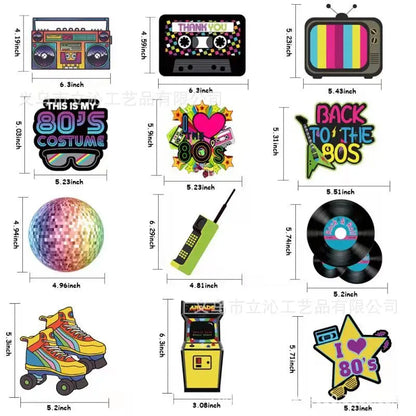 80s 90s Party Decorations Retro 1980s 1990s Hip Hop Party Hanging Swirls Ceiling Decor for Adults Back to The 80s 90sParty