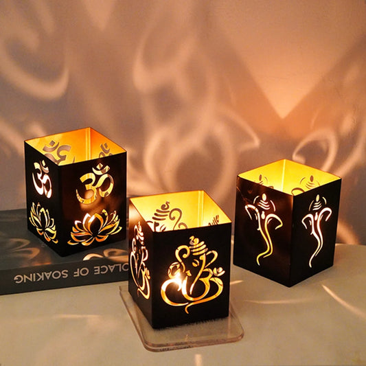DIWALI-Indian Volleyball Lantern, Festival Fragrant Candle Holder, Flower, Elephant, God, Lotus, Party Decoration