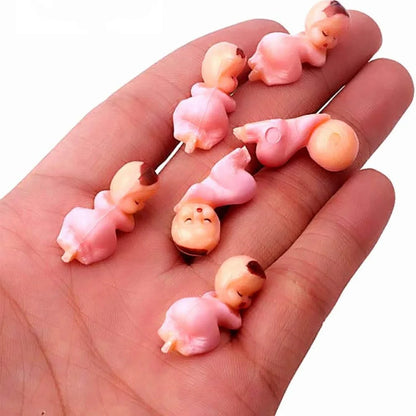 60/30Pcs Pink Blue Mini Plastic Babies D boy or girl gender reveal Ice Cube Game Baby shower Party Favors Decorations