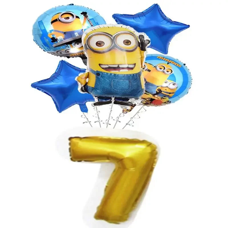 Birthday Party Disposable Tableware Plates Cups Napkins Tablecloths Balloons Decorate Party Supplies