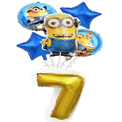 Birthday Party Disposable Tableware Plates Cups Napkins Tablecloths Balloons Decorate Party Supplies