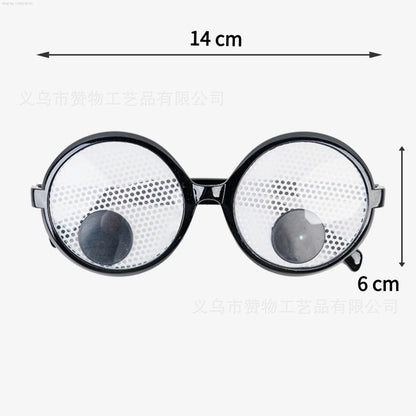 12Pcs Oktoberfest Glasses Plastic Goggles Beer Mug Pattern Glasses Photo Props German Oktoberfest Theme Event Decoration