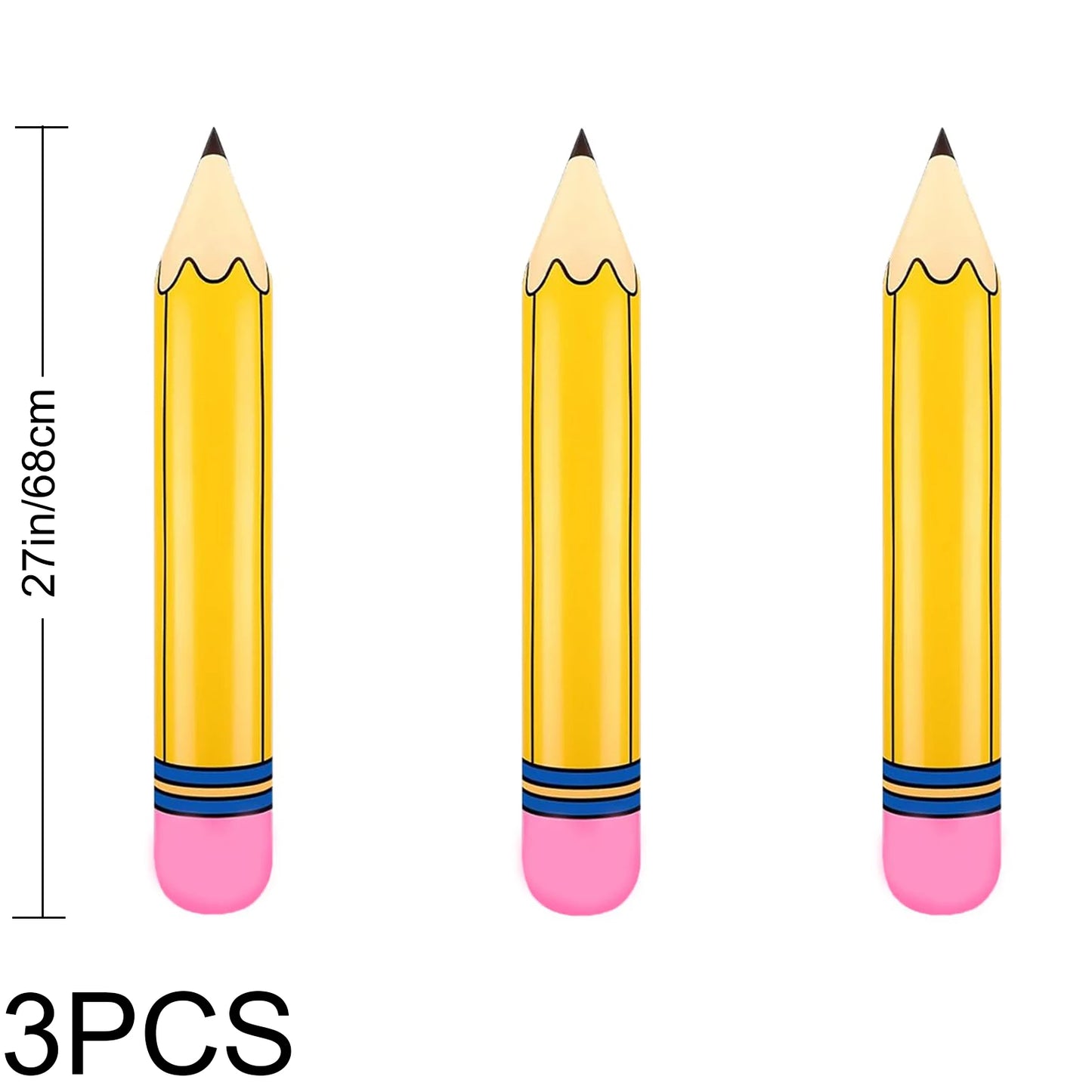 Giant Inflatable Pencil Balloon Hanging School Classroom Garden Room Back to School Graduation Themed Party Decoration