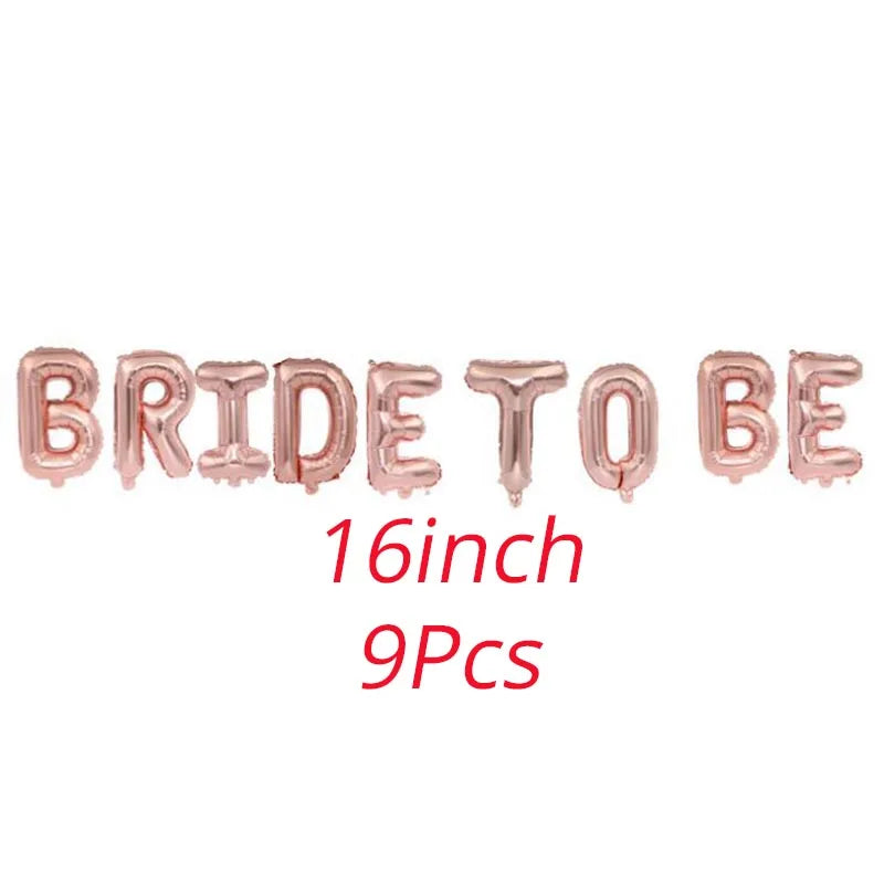 Bride to Be Disposable Tableware Set Plate Cup Napkins Decor Bachelorette Party Hen Night Bridal Shower Decorations Supplies