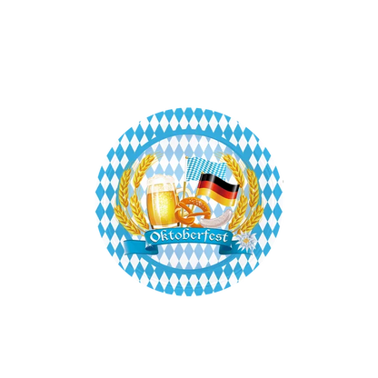 The Oktoberfest Theme Birthday Decorations Party Disposable Tableware Paper Napkins Cups Plates Tablecloths Straw