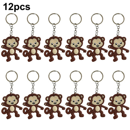 Monkey Party Supplies George Birthday Decorations Monkey Paper Plates Straw for Dinner Monkey Balloon Cake Decor