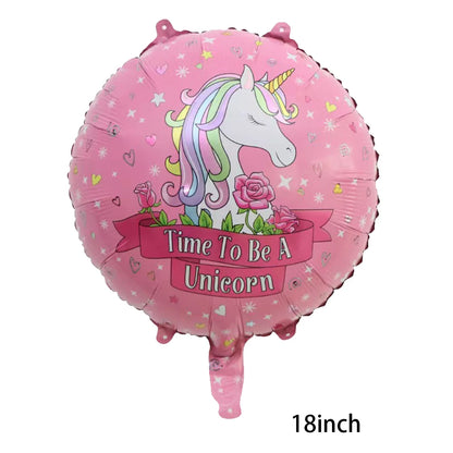 Unicorn foil Balloon standing unicorn Balloon weeding Baby shower birthday decoration unicorn themed birthday party decoration