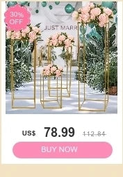 10Pcs/4Pcs Metal Golden Rectangular Frame Backdrop Wedding Rack Arch For Birthday Party Backdrop Wedding DLY Decor