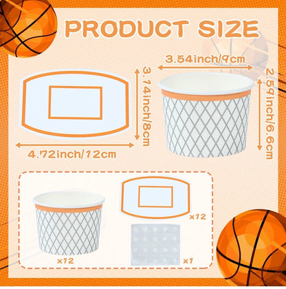 Basketball Birthday Decoration Disposable Tableware Basketball Party Paper Plates Napkins Basketball Birthday Baby Shower Decor