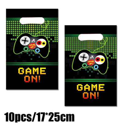 Video Game Birthday Party Decoration Video Game Happy Birthday Paper Plates Cups Napinks Tablecloth Background Balloons Supplies